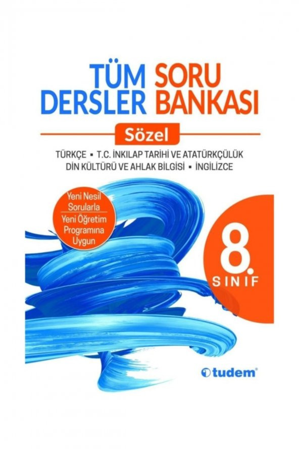 8.Sınıf Tüm Dersler Sözel Soru Bankası Tudem Eğitim ürün görseli 1