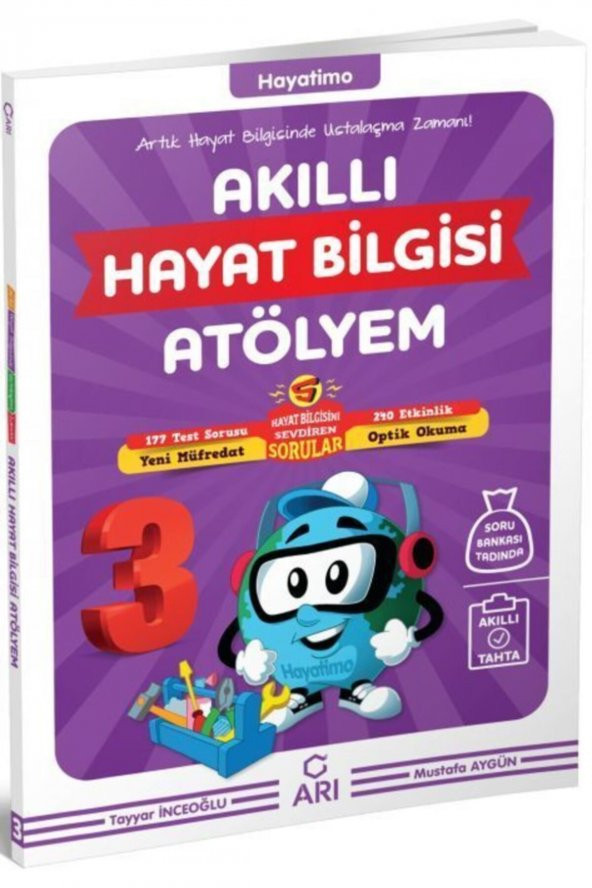 Arı Yayıncılık 3. Sınıf Hayatimo Akıllı Hayat Bilgisi Atölyem ürün görseli 1