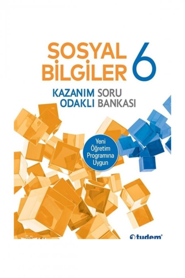 6.Sınıf Sosyal Bilgiler Kazanım Odaklı Soru Bankası Tudem Yayınları ürün görseli 1