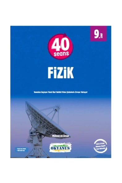9. Sınıf 40 Seansta Kolay Fizik Konu Anlatımlı Soru Bankası Okyanus Yayınları ürün görseli 1
