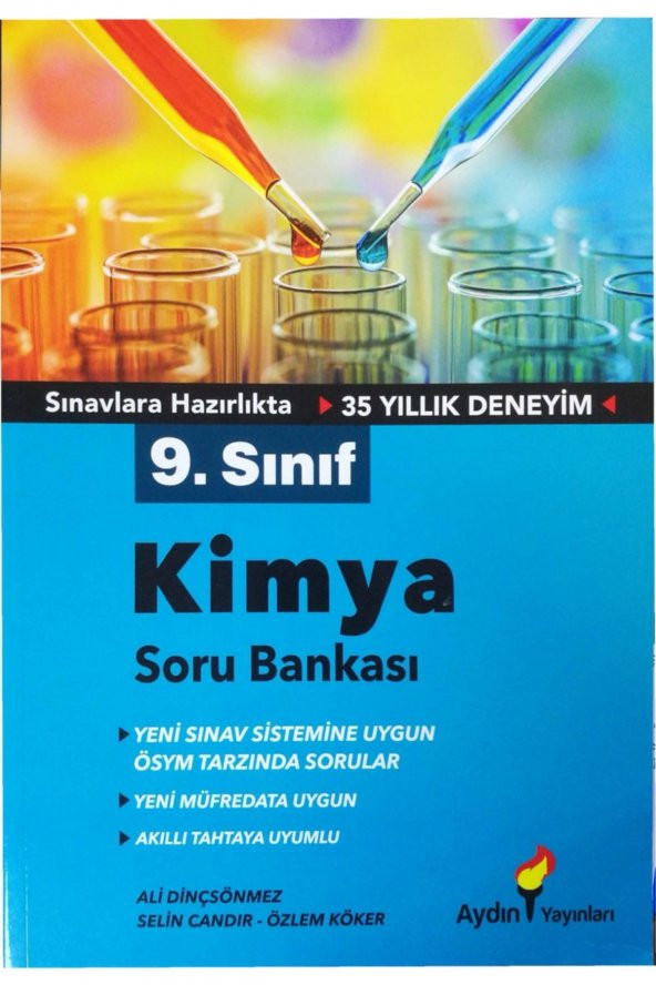 9. Sınıf Kimya Tamamı Video Çözümlü Soru Bankası Aydın Yayınları ürün görseli 1
