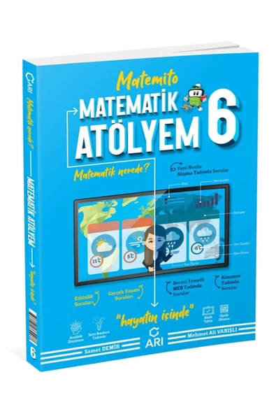 Arı Yayınları 6. Sınıf Matemito Matematik Atölyem ürün görseli 1