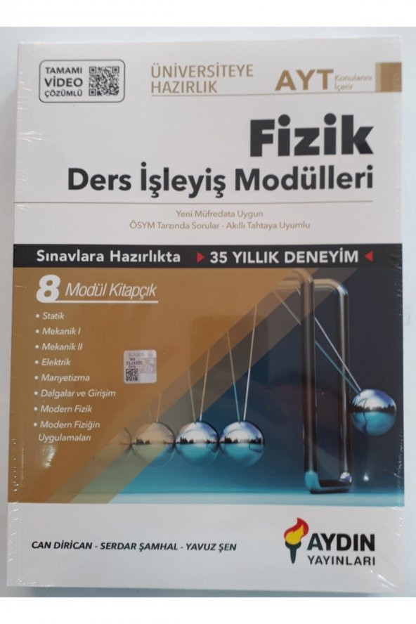 Aydın Üniversiteye Hazırlık AYT Fizik Ders İşleyiş Modülleri ürün görseli 1