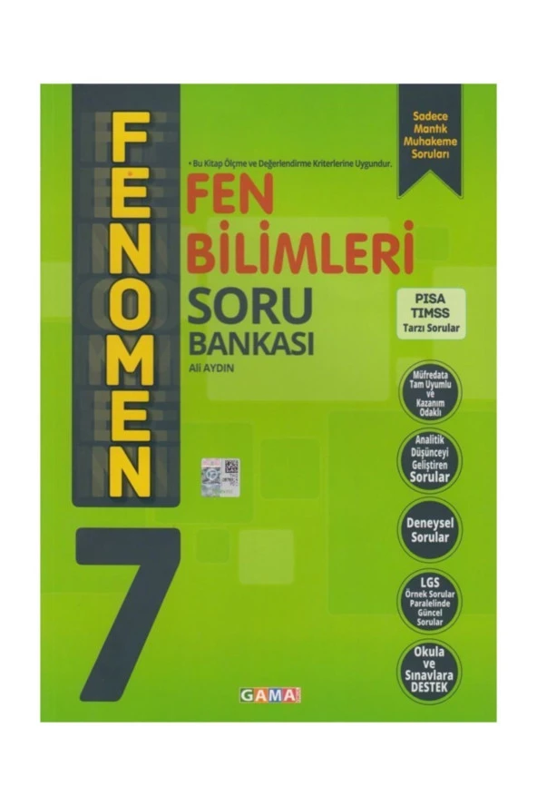 Gama 7.Sınıf Fen Bilimleri Fenomen Soru Bankası ürün görseli 1
