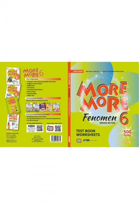 Kurmay Elt More More 6. Sınıf Fenomen English Test Book 2020 2021 ürün görseli 1