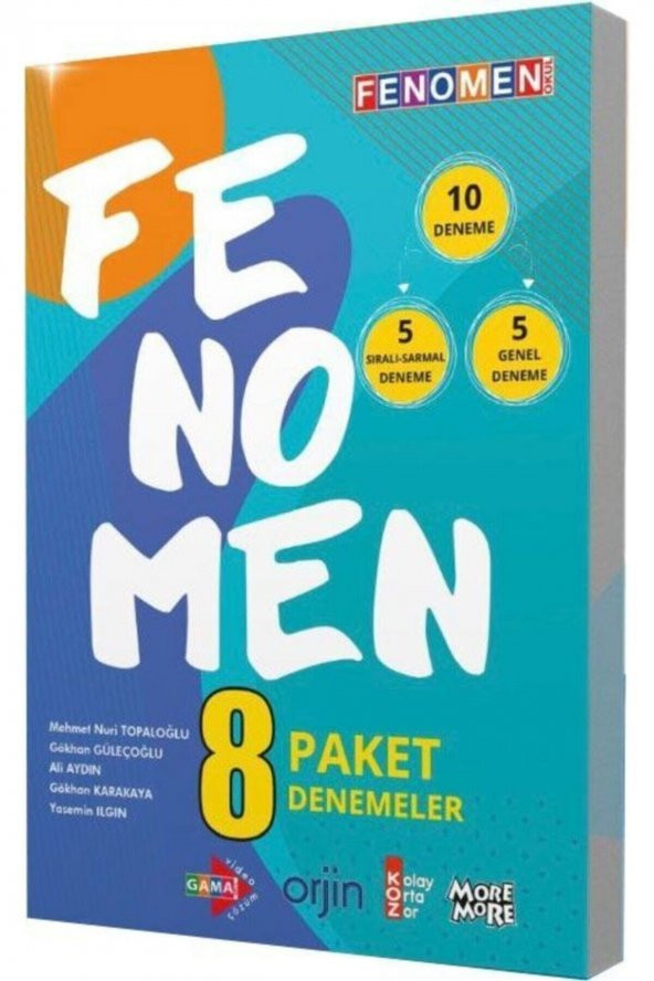 Gama Yayınları Fenomen 8. Sınıf Paket Denemeler ürün görseli 1