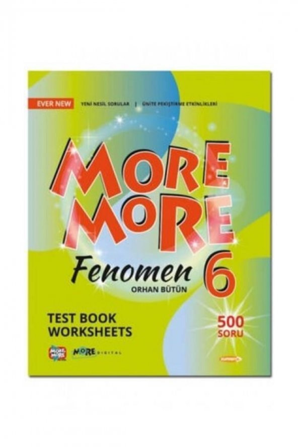 Kurmay Elt Yayınları More&more 6 Englısh Fenomen Test Book ürün görseli 1