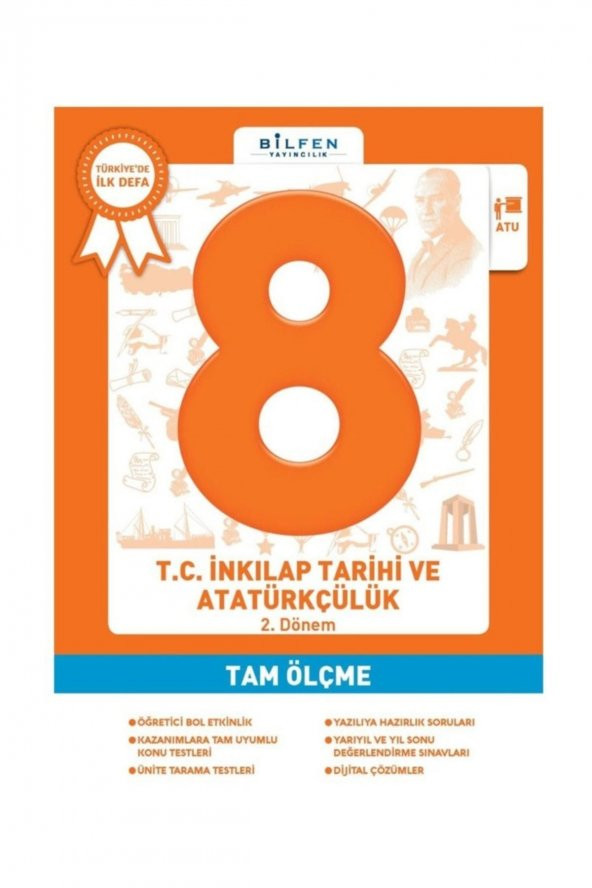 Bilfen 8. Sınıf T.C. İnkılap Tarihi ve Atatürkçülük Tam Ölçme ürün görseli 1