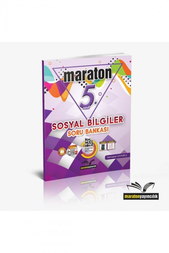 Maraton 5. Sınıf Sosyal Bilgiler Soru Bankası Kitabı ürün görseli 1