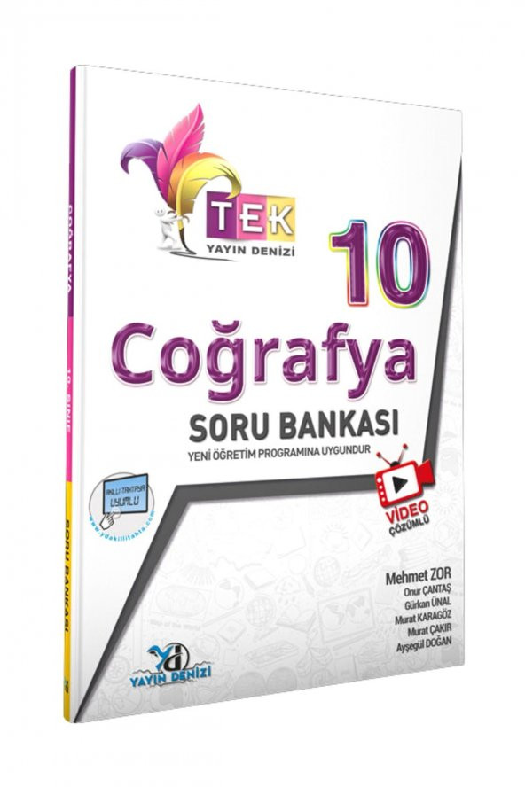 Yayın Denizi 10. Sınıf TEK Serisi Video Çözümlü Coğrafya Soru Bankası ürün görseli 1