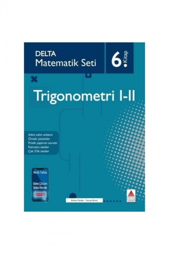 Matematik Seti 6 Trigonometri 1 2 Delta Kültür Yayınları ürün görseli 1