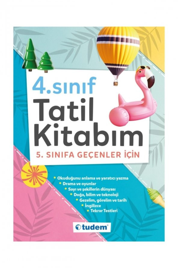 Tudem 4. Sınıf Tatil Kitabım (5.Sınıfa Geçenler İçin) ürün görseli 1