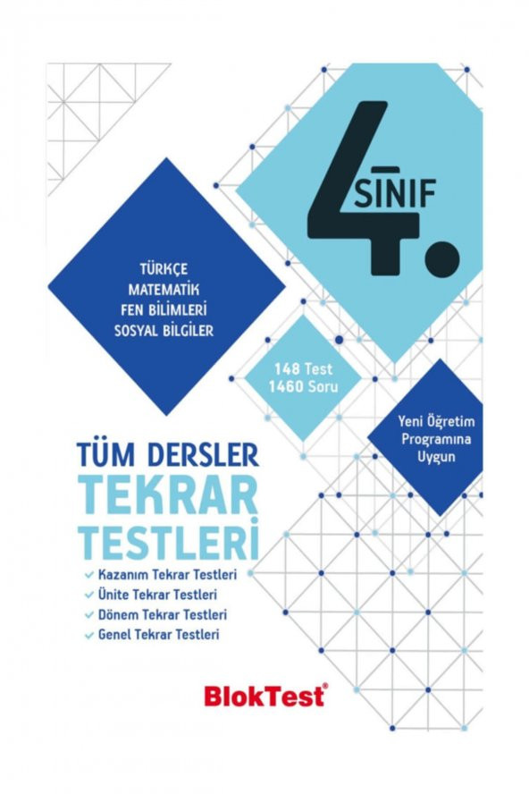 Tudem 4.sınıf Bloktest Tüm Dersler Tekrar Testleri ürün görseli 1