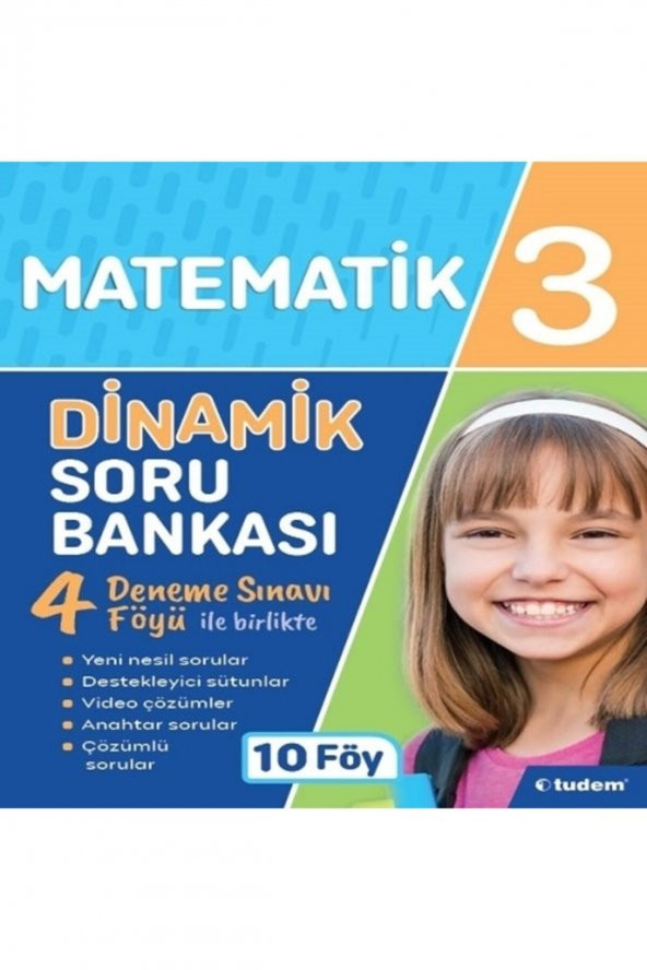 Tudem 3.sınıf Dinamik Matematik Soru Bankası ürün görseli 1