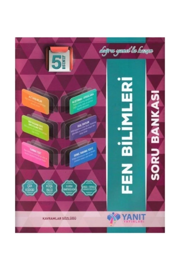 Yanıt Yayınları 5.Sınıf Fen Bilimleri Soru Bankası ürün görseli 1
