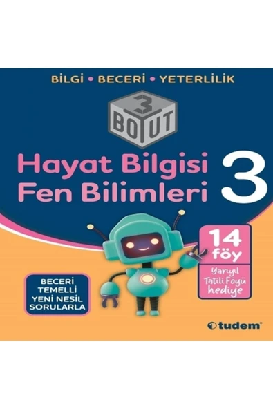 Tudem 3.sınıf Hayat Bilgisi & Fen Bilimleri 3 Boyut Konu Anlatım Föyü ürün görseli 1