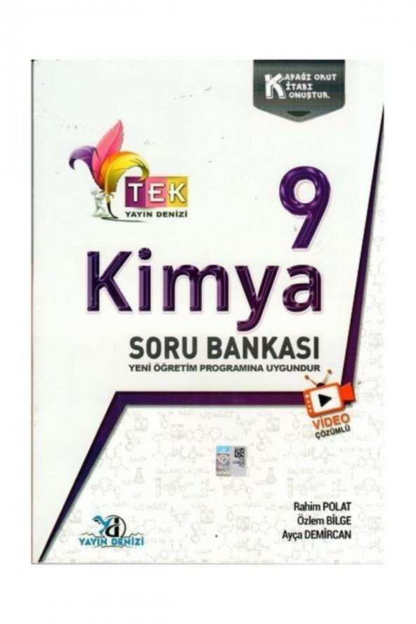 Yayın Denizi 9. Sınıf TEK Serisi Video Çözümlü Kimya Soru Bankası ürün görseli 1
