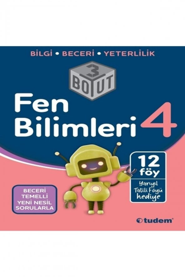 Tudem 4.sınıf Fen Bilimleri 3 Boyut Konu Anlatım Föyü ürün görseli 1