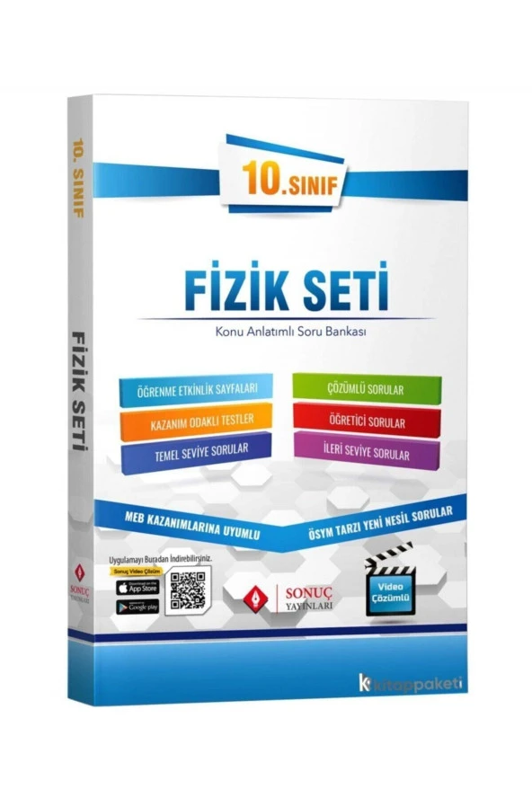 Sonuç Yayınları 10.sınıf Fizik Modüler Set 2021-2022 ürün görseli 1