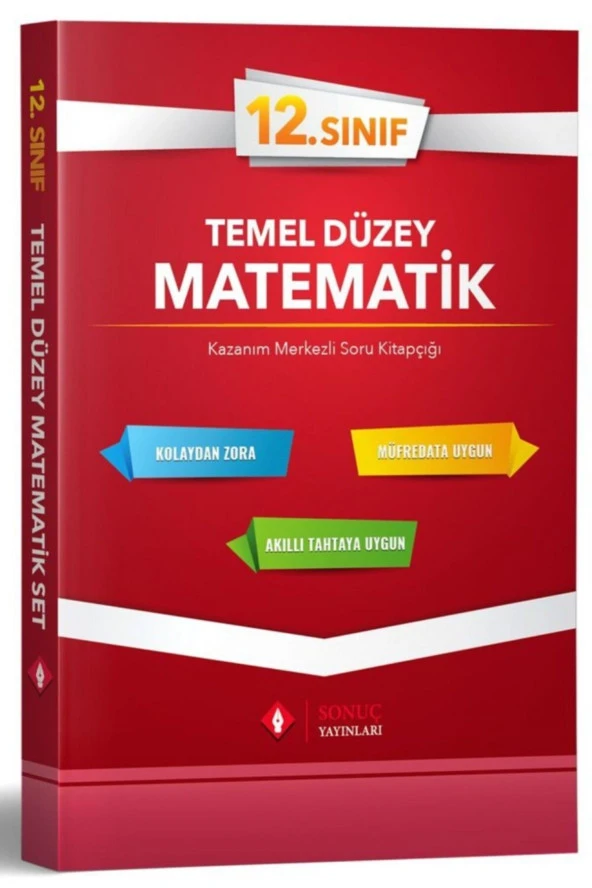 Sonuç Yayınları 12.sınıf Temel Düzey Matematik Tek Kitap 2020-2021 ürün görseli 1