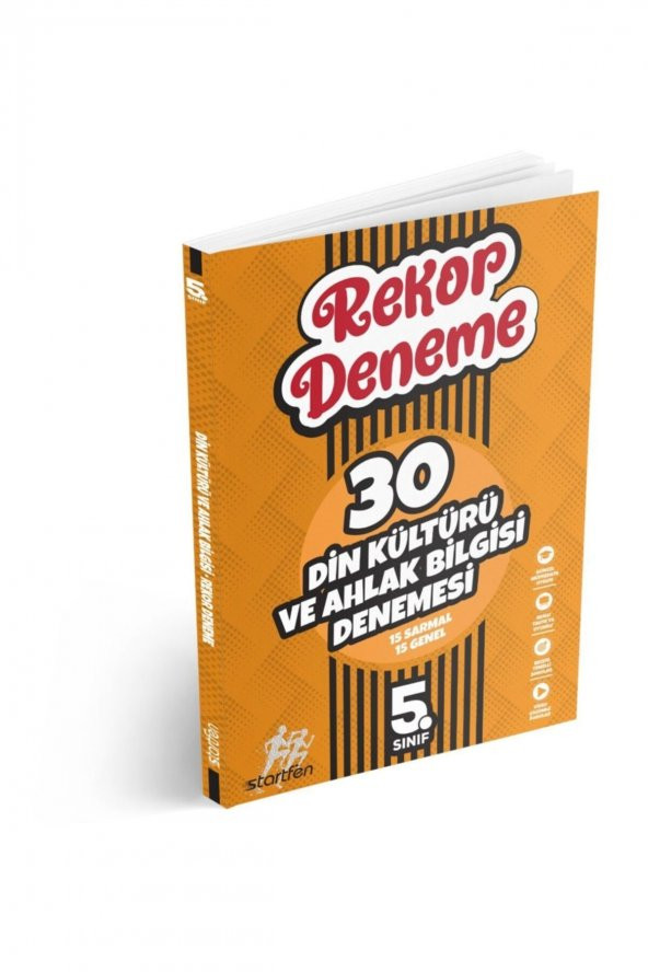 Starfen 5. Sınıf Din Kültürü Ve Ahlak Bilgisi Rekor Deneme ürün görseli 1