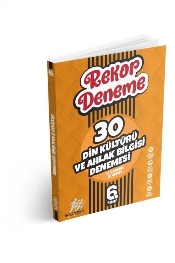 Starfen 6. Sınıf Din Kültürü Ve Ahlak Bilgisi Rekor Deneme ürün görseli 1
