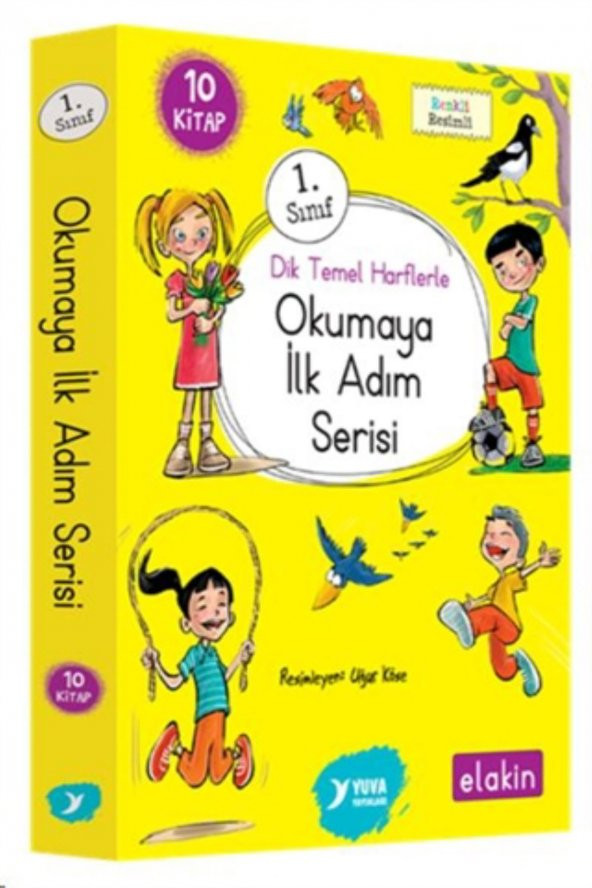 Yuva Yayınları 1 Sınıf Okumaya İlk Adım Serisi Dik Ve Temel Harflerle ürün görseli 1