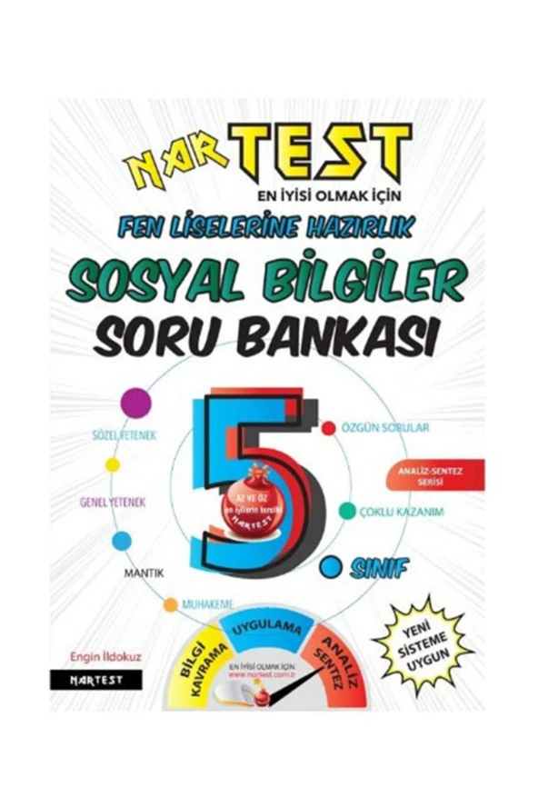 Nartest 5.Sınıf Süper Zeka Sosyal Bilgiler Soru Bankası ürün görseli 1