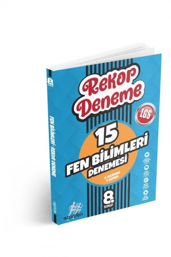 Starfen 8. Sınıf Fen Bilimleri Rekor Deneme ürün görseli 1