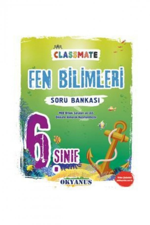 6. Sınıf Classmate Fen Bilimleri Soru Bankası Okyanus Yayınları ürün görseli 1