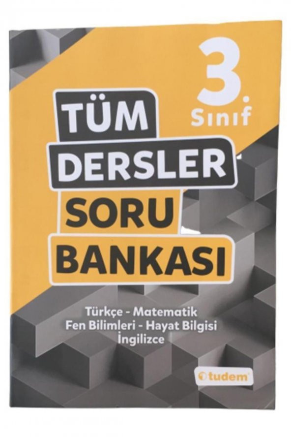 Tudem Yayınları 3.Sınıf Tüm Dersler Soru Bankası Yeni ürün görseli 1