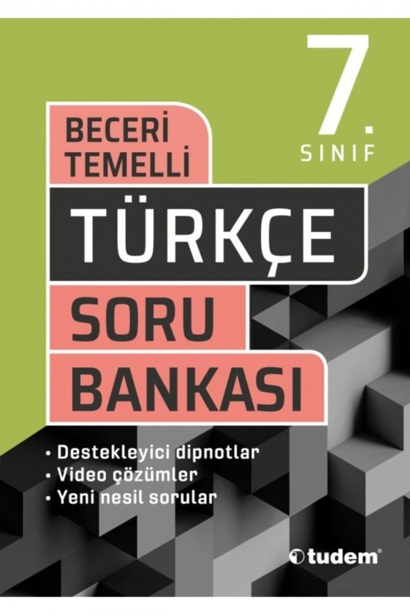 Tudem Yayınları 7. Sınıf Türkçe Beceri Temelli Soru Bankası ürün görseli 1