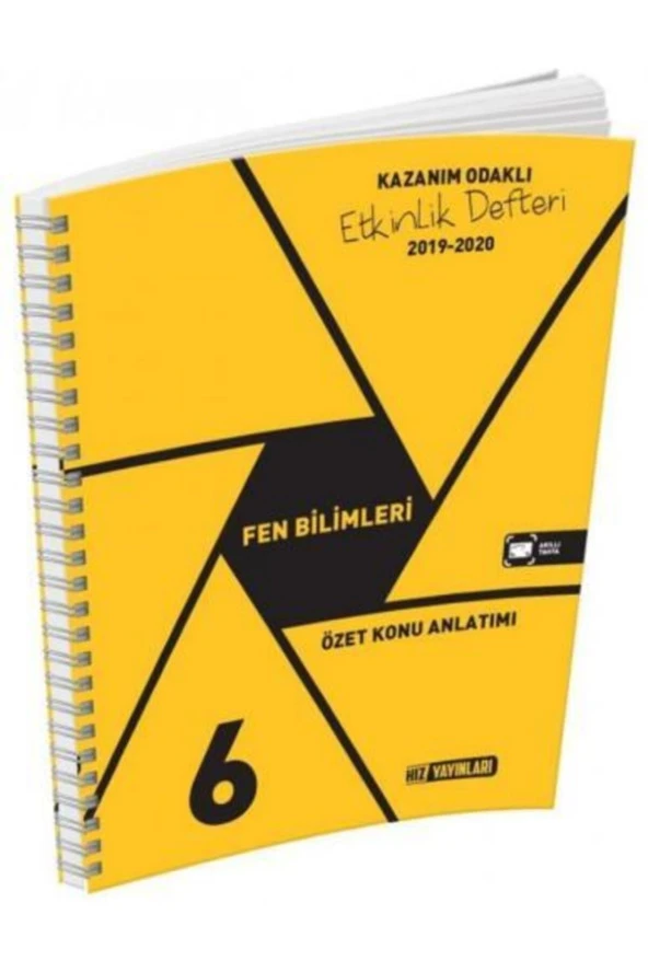 6. Sınıf Fen Bilimleri Etkinlik Defteri Hız Yayınları ürün görseli 1
