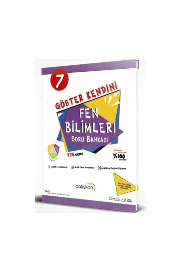 7. Sınıf Fen Bilimleri Göster Kendini Soru Bankası Çalışkan Yayınları ürün görseli 1