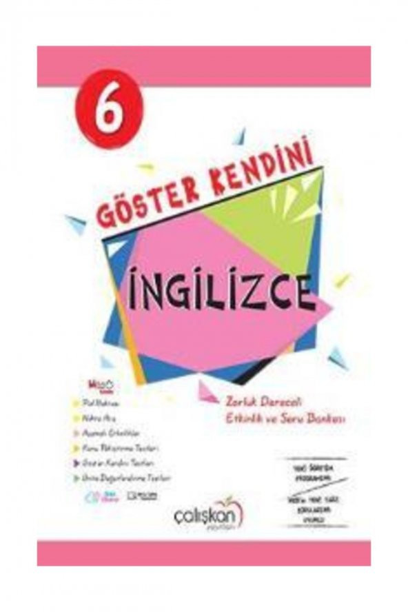 6. Sınıf İngilizce Göster Kendini Soru Bankası Çalışkan Yayınları ürün görseli 1
