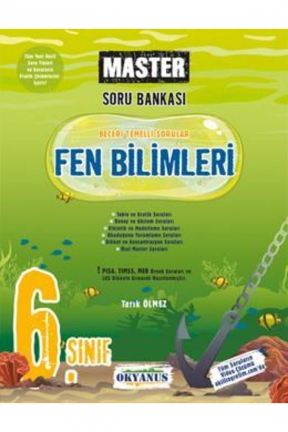 6. Sınıf Master Fen Bilimleri Soru Bankası ürün görseli 1