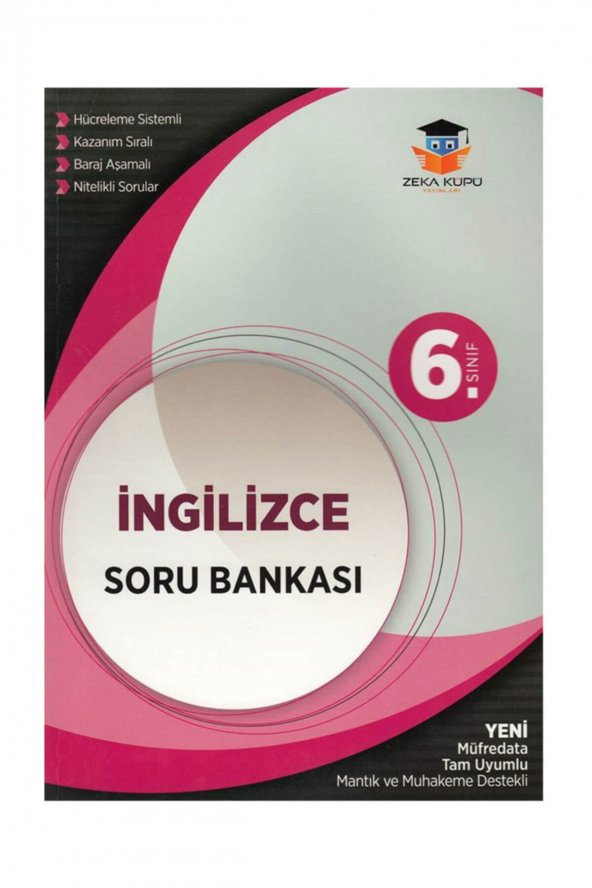 6. Sınıf İngilizce Soru Bankası Zeka Küpü Yayınları ürün görseli 1