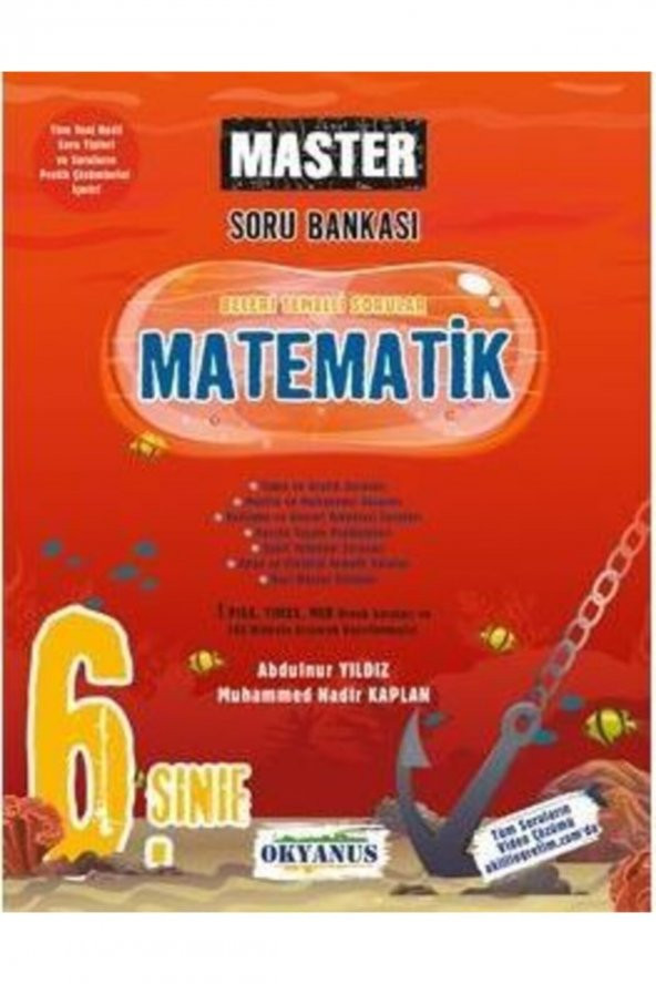 6. Sınıf Master Matematik Soru Bankası Okyanus Yayınları ürün görseli 1