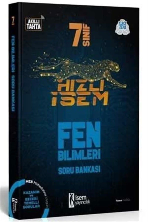 7. Sınıf Hızlı Isem Fen Bilimleri Soru Bankası 2021 ürün görseli 1