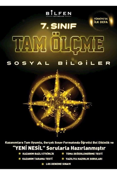 Bilfen Yayıncılık 7. Sınıf Sosyal Bilgiler Tam Ölçme Yeni ürün görseli 1