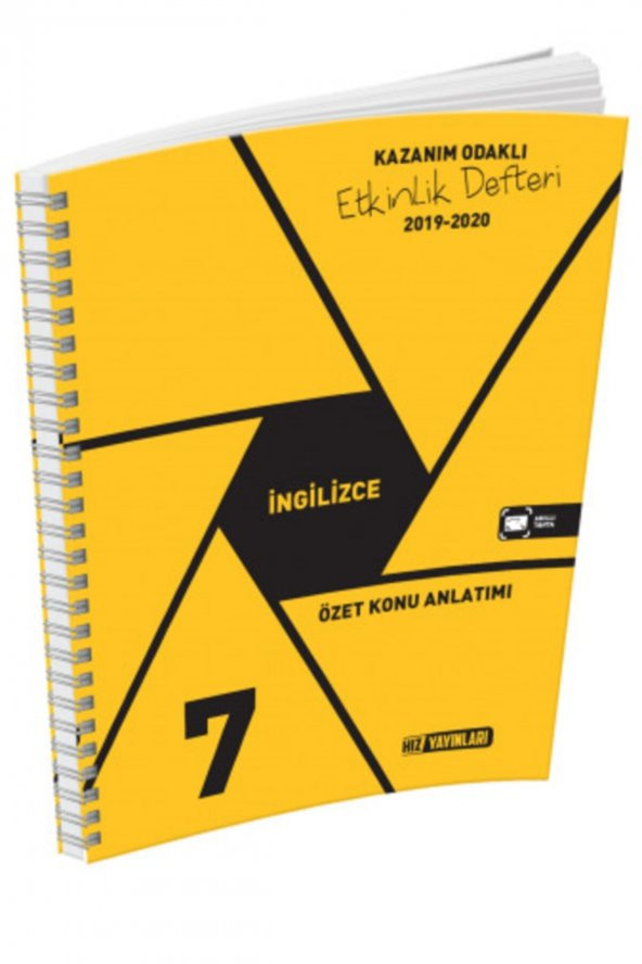 7. Sınıf İngilizce Etkinlik Defteri Hız Yayınları ürün görseli 1