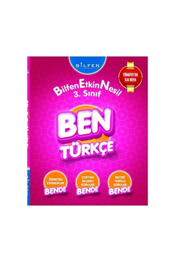 Bilfen Yayınları Ben 3. Sınıf Türkçe Yeni Nesil Etkinlikli Soru Bankası ürün görseli 1