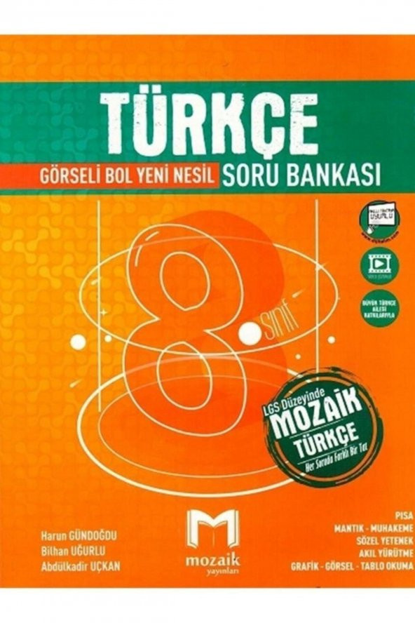 8. Sınıf Türkçe Soru Bankası Mozaik Yayıncılık ürün görseli 1