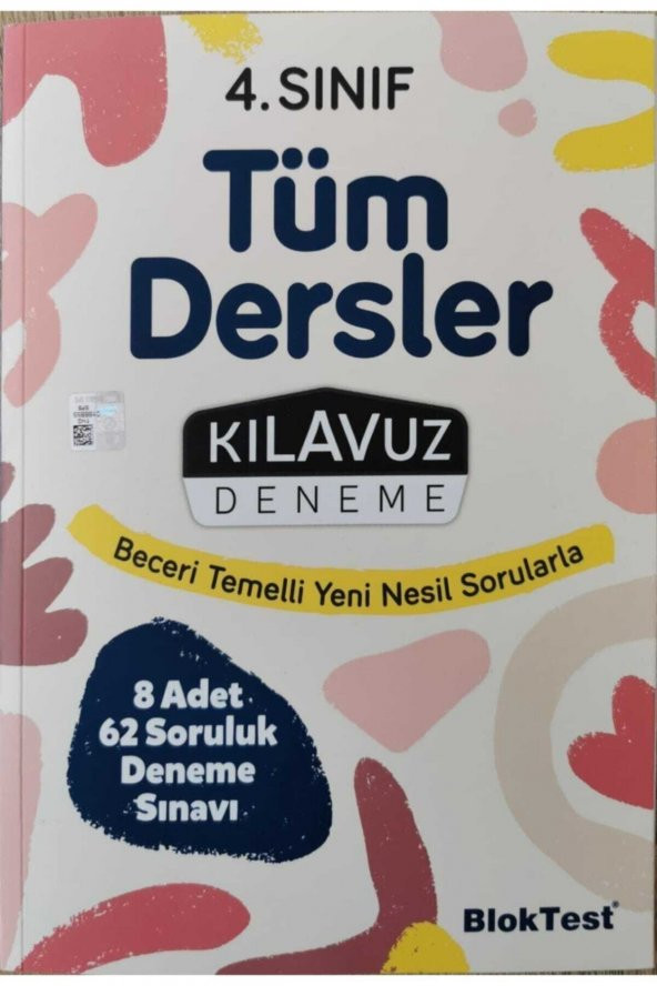 Bloktest 4. Sınıf Tüm Dersler Kılavuz Deneme Vizyonkitabevi ürün görseli 1
