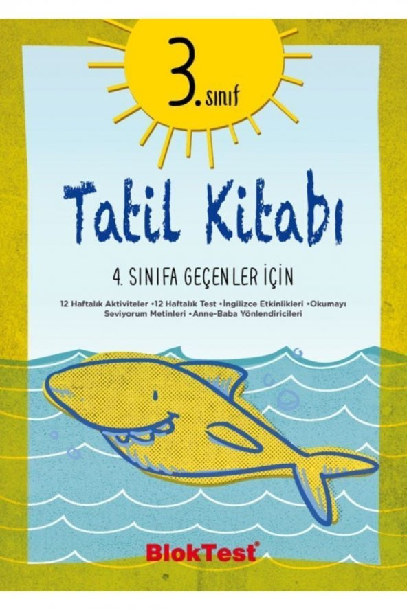 Bloktest 3. Sınıf Tatil Kitabı 4. Sınıfa Geçenler İçin ürün görseli 1
