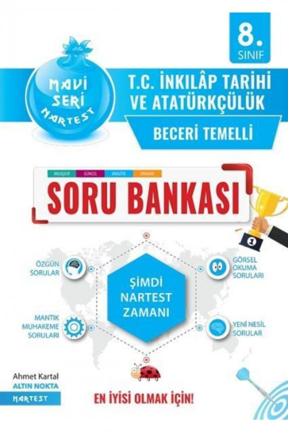 Nartest 8. Sınıf Mavi İnkılap Tarihi Ve Atatürkçülük Soru Bankası ürün görseli 1