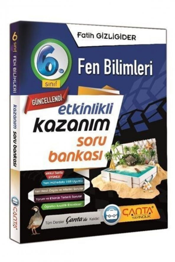 Çanta Yayınları 6. Sınıf Fen Bilimleri Soru Bankası ürün görseli 1