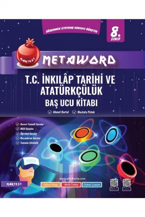 Nartest Yayınevi 8. Sınıf Metaword T.c. Inkılâp Tarihi Ve Atatürkçülük ürün görseli 1