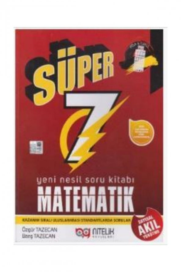 Nitelik 7.sınıf Matematik Süper Soru Bankası ürün görseli 1