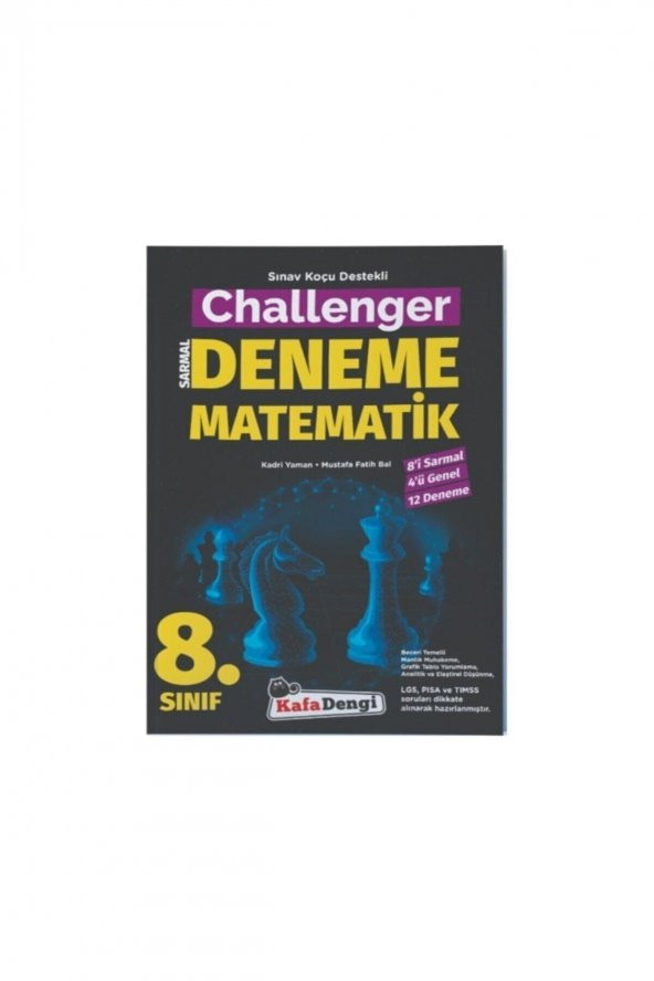 Kafa Dengi Yayınları 8. Sınıf Challenger Matematik 12li Deneme ürün görseli 1